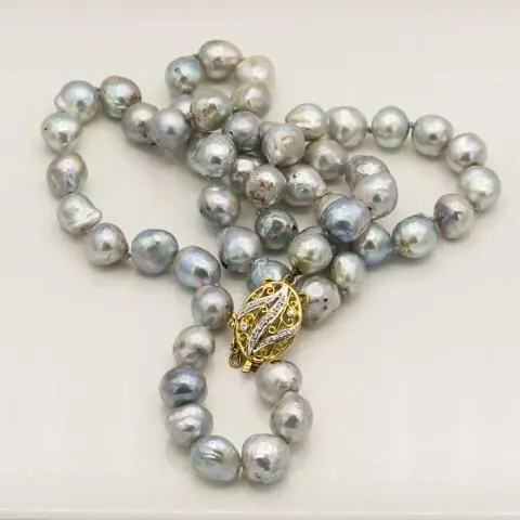 Grey baroque pearls hot sale