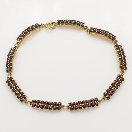 Estate Garnet Vermeil Bracelet