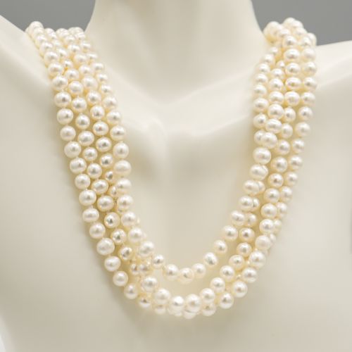 Extra Long 76 Inches Pearl Necklace