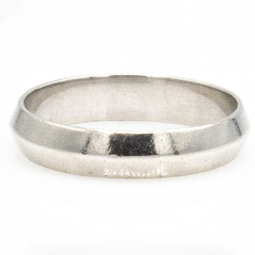 Estate Knife Edge Platinum Band