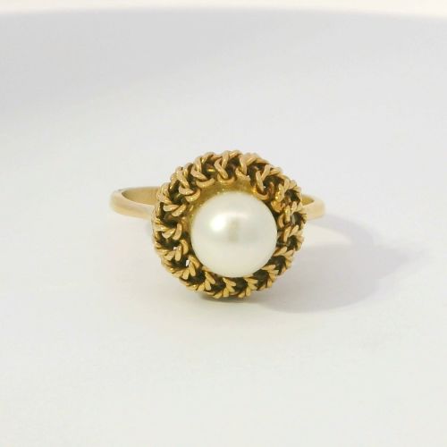 18K Yellow Gold Ring