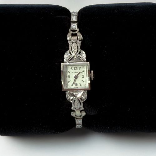 Wittnauer 14k Gold & Diamond Swiss Women's Wristwatch