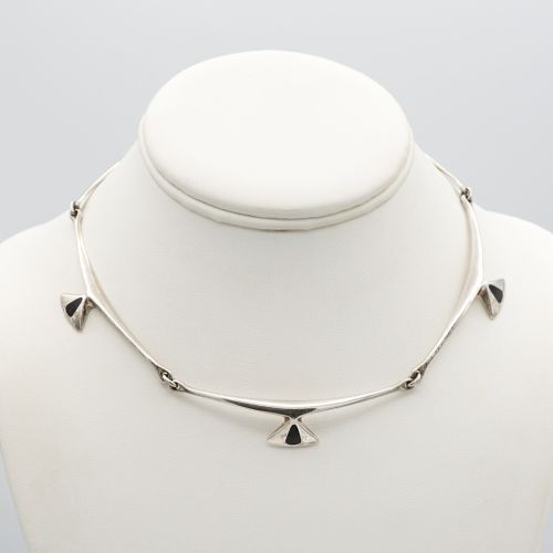 Hans Hansen 925 Silver Antique Art Deco Necklace