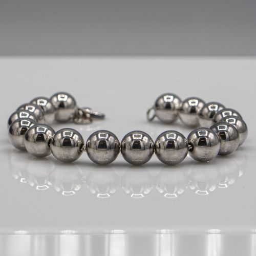 Tiffany & Co HardWear Sterling Silver Ball Bracelet