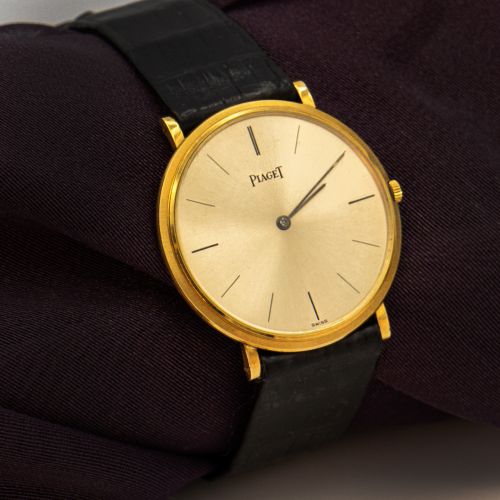 Vintage Piaget 18k Gold Men's Watch