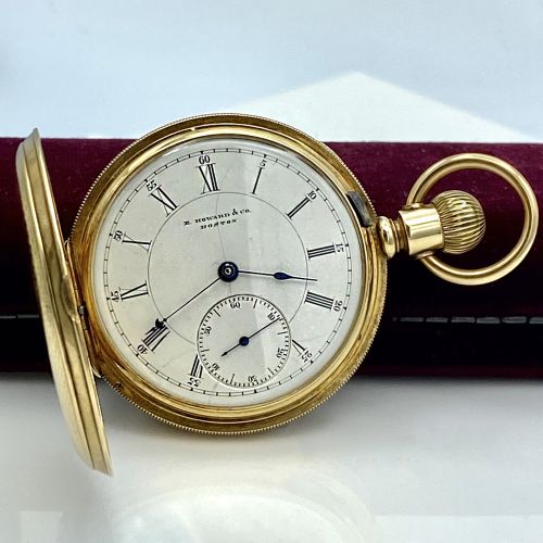 E.Howard & Co 14K gold Pocket watch Large