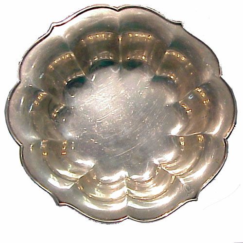 Antique Art Deco Sterling Silver Bowl