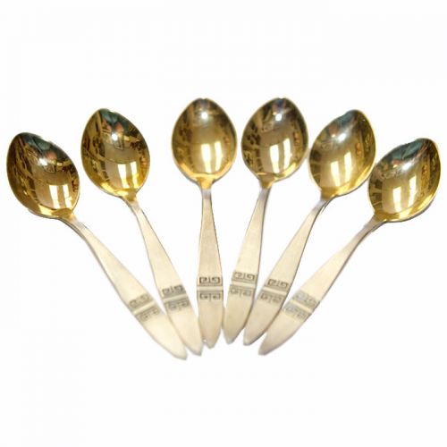 Vintage 916 Silver Coffee Spoons