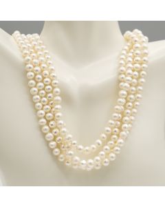 Extra Long 76 Inches Pearl Necklace