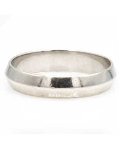 Estate Knife Edge Platinum Band